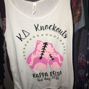 KD bid day tank top